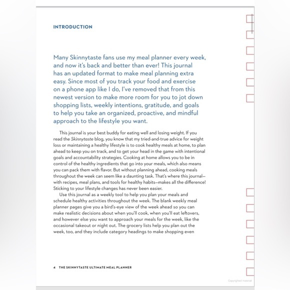 The Skinnytaste Ultimate Meal Planner Book by Gina Homolka and Heather K. Jones - Picture 8 of 15